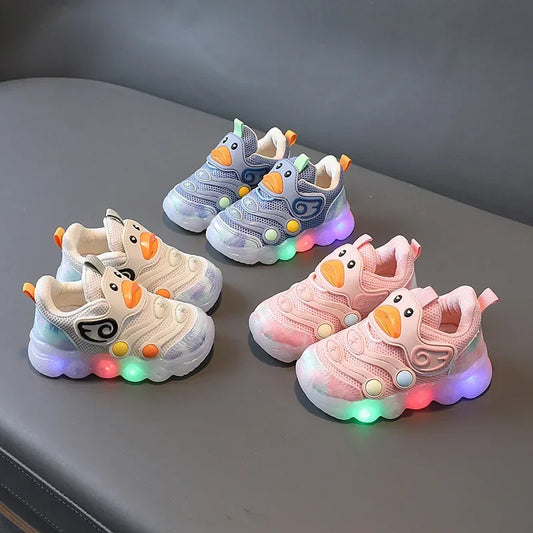 Baby Shoes with Lights Breathable