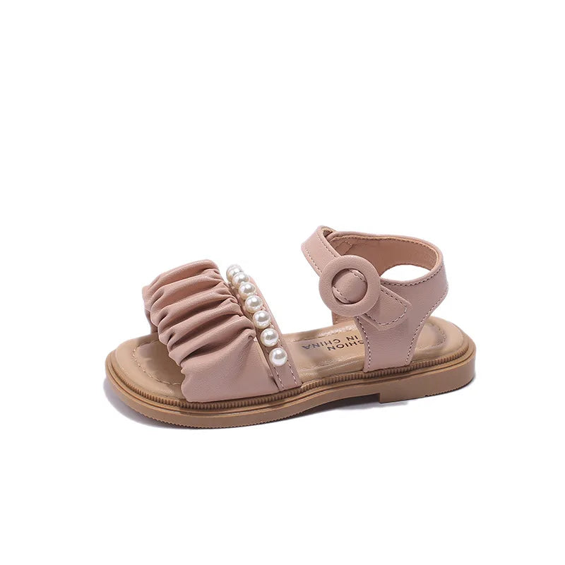 Summer pearls leather Sandals