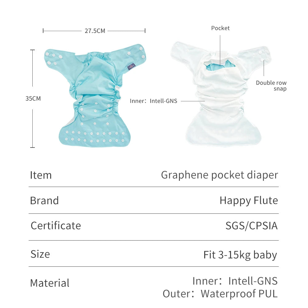 Adjustable Waterproof Reusable Nappy