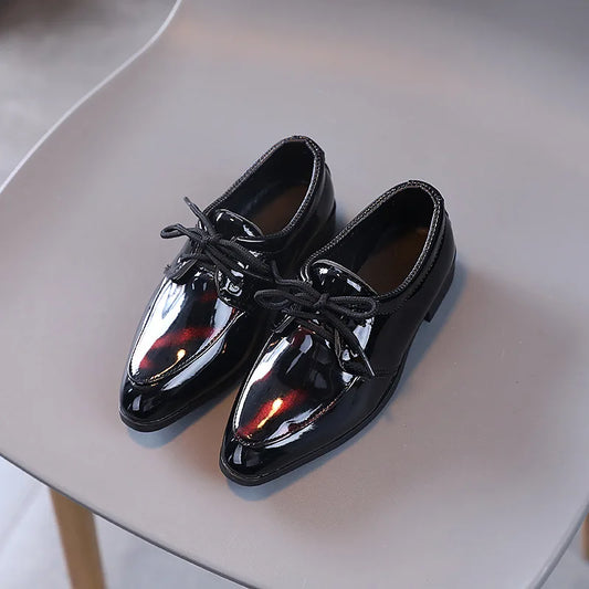 Pointed Toe Suit Leather Shoes