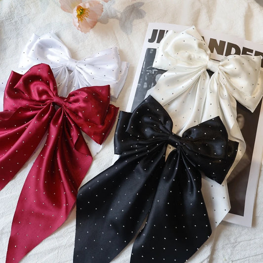 Chiffon Ribbon Hairpin Girls Bowknot