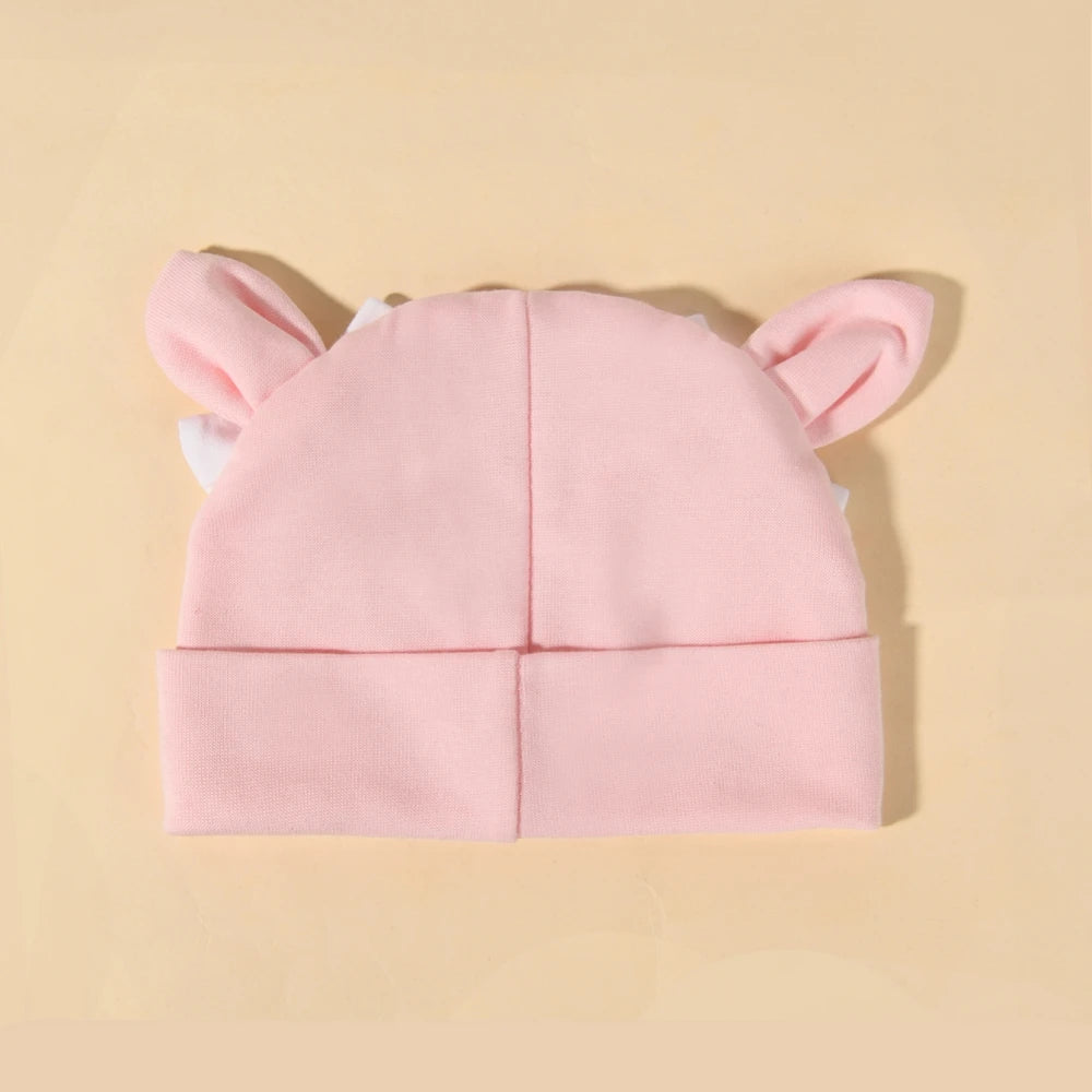 Bunny ears bow tie beanie