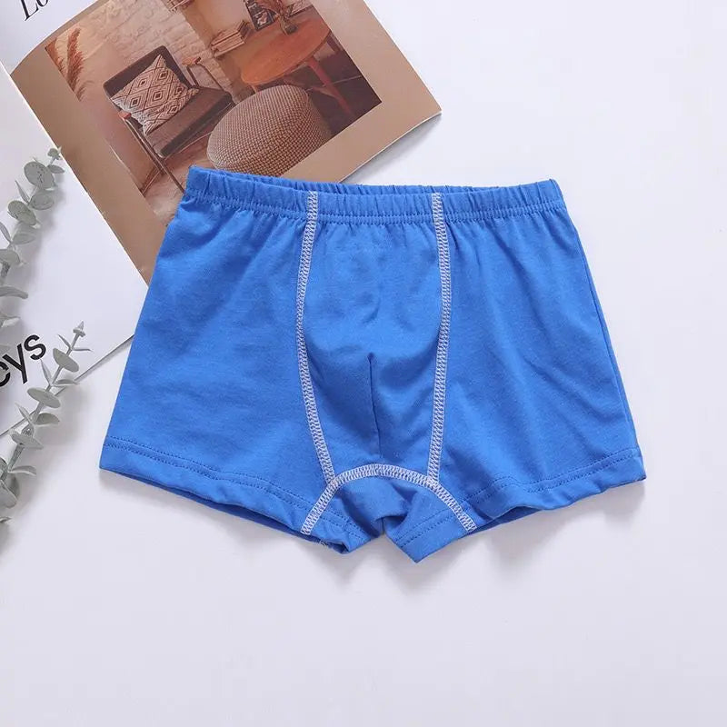 6pc Boys Boxer Solid Underwear