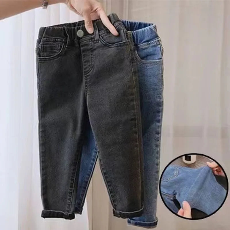 Children's Jeans Elastic Slim Fit