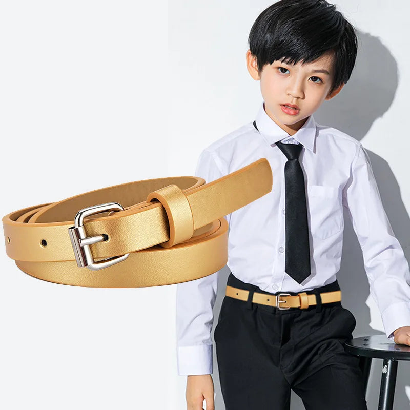 Children Leather Adjustable Belts