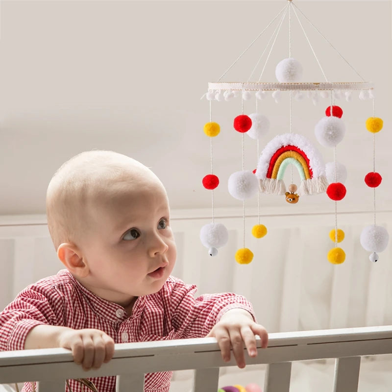 Baby Bed Rainbow Hanging Toy