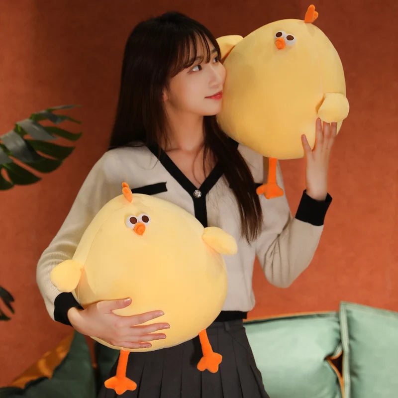 Squishy Yellow Chick Plush Toy