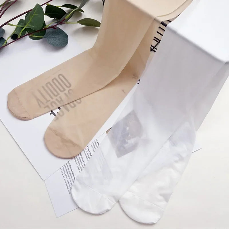 Summer White Skin mesh Stocking