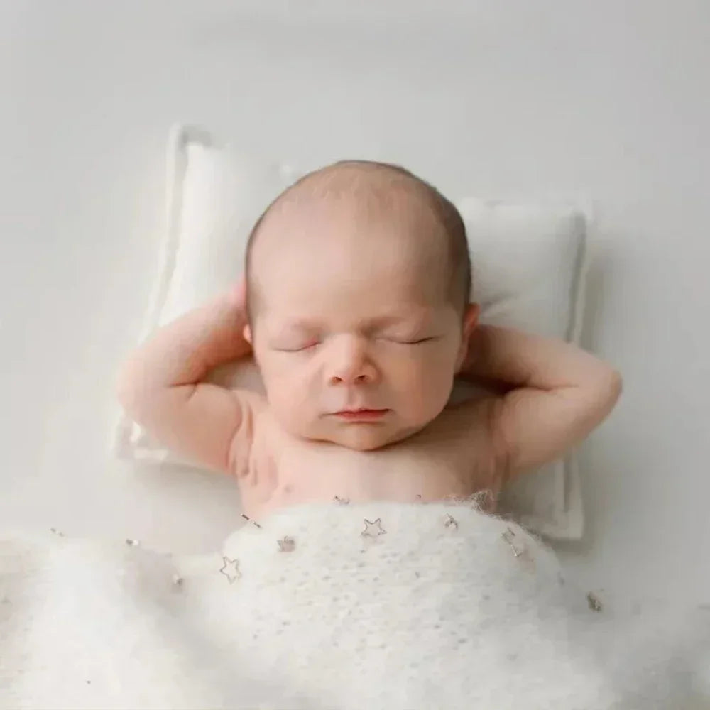 Velvet Baby Pillows w/Bowknot head band