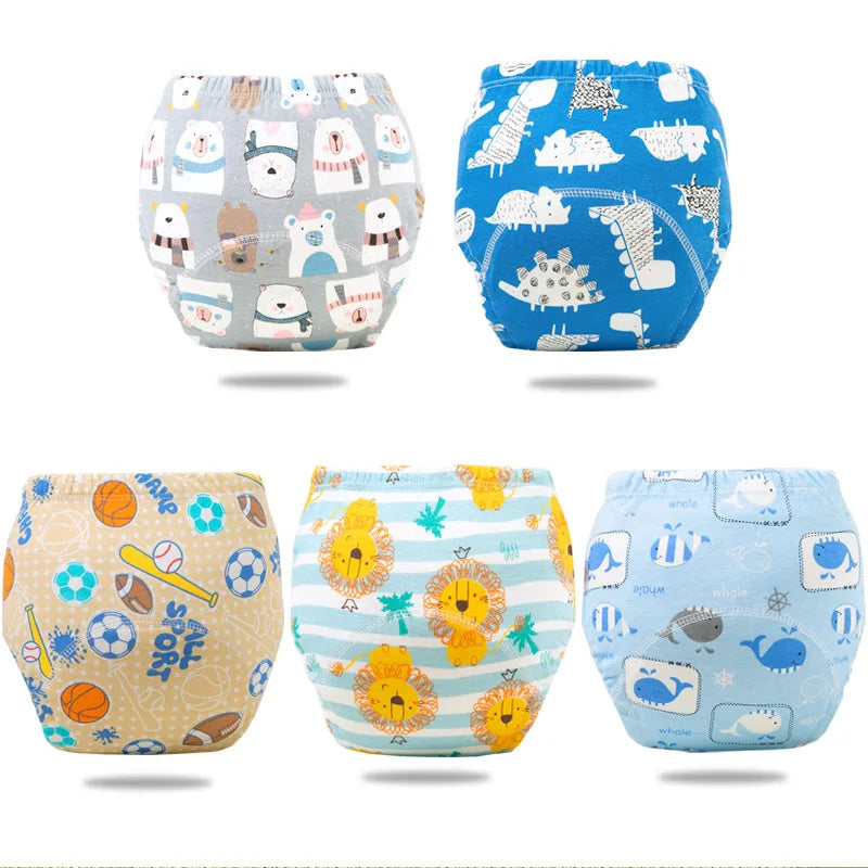 5Pcs Baby reusable Diaper