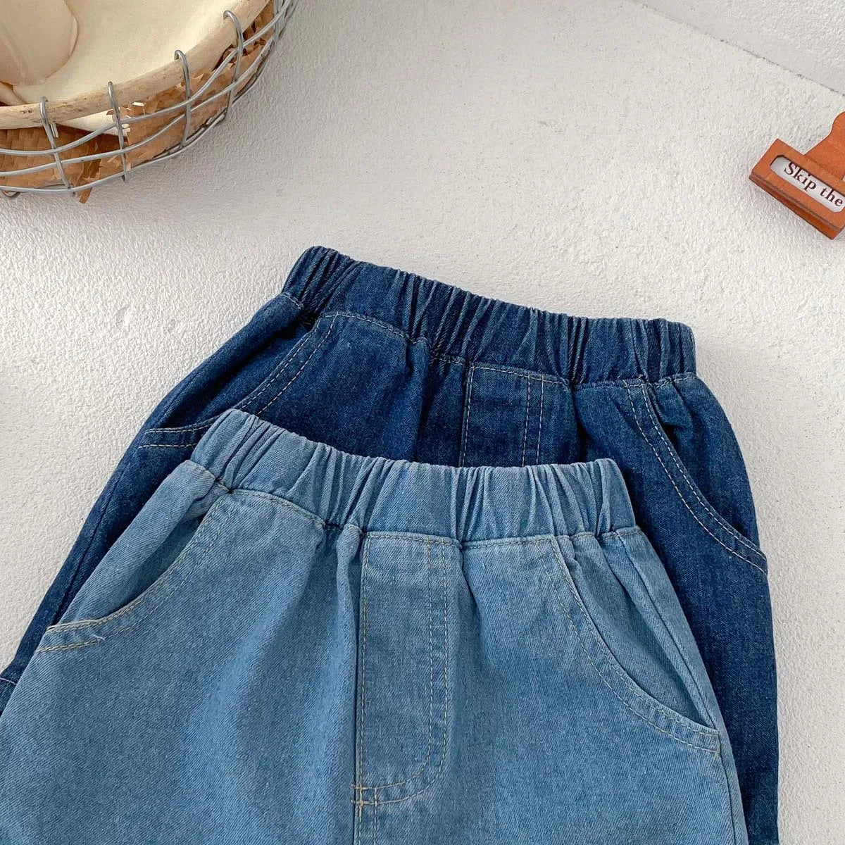 Summer Thin Baby Denim Shorts