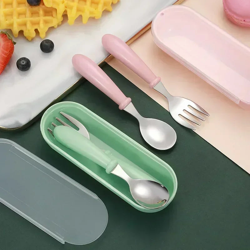 Baby Feeding Tableware Set Stainless