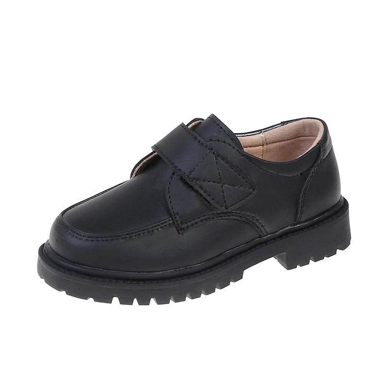 Boys Black Leather Shoes