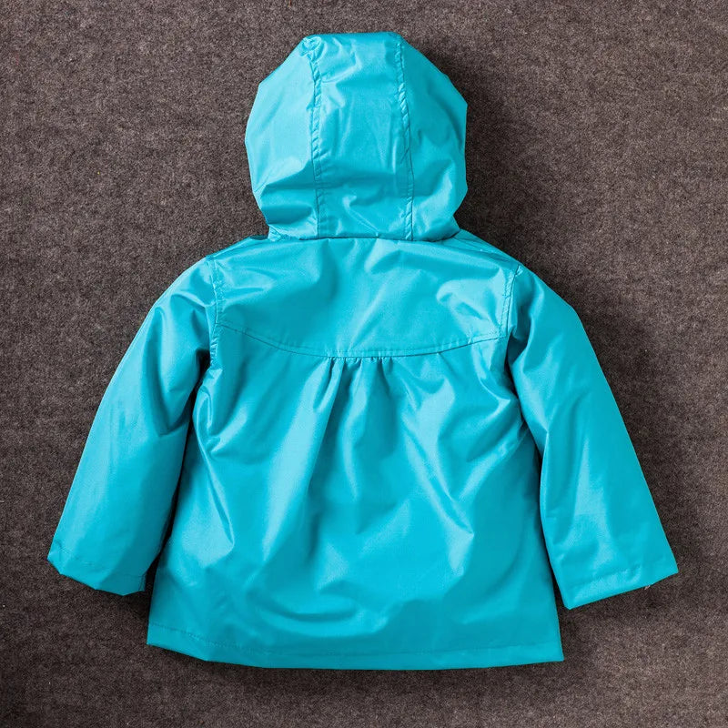 Girls Fashion Waterproof Wind coat