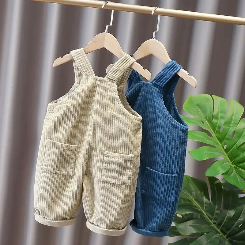 1-4Y Children's Bear Overalls