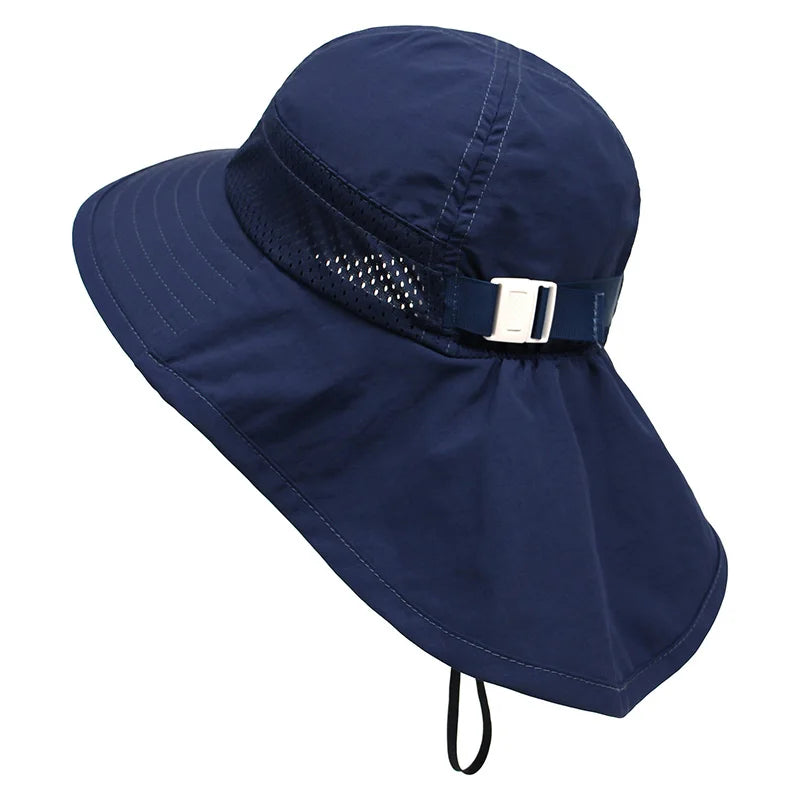 Bucket Hats with Windproof Rope