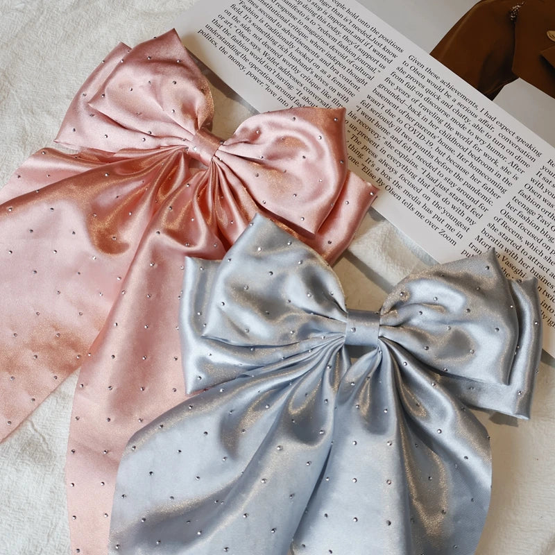 Chiffon Ribbon Hairpin Girls Bowknot