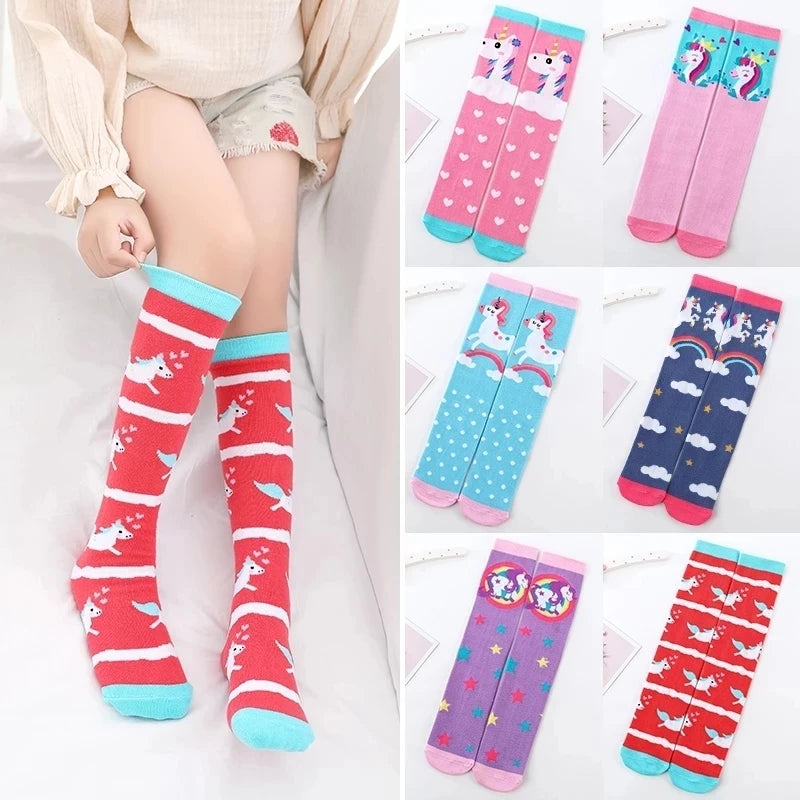 Knee High cotton cute Animal socks