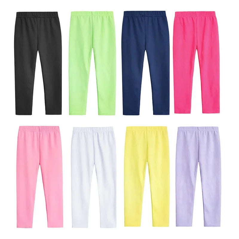 Girl l Soft Elastic Cotton Leggings