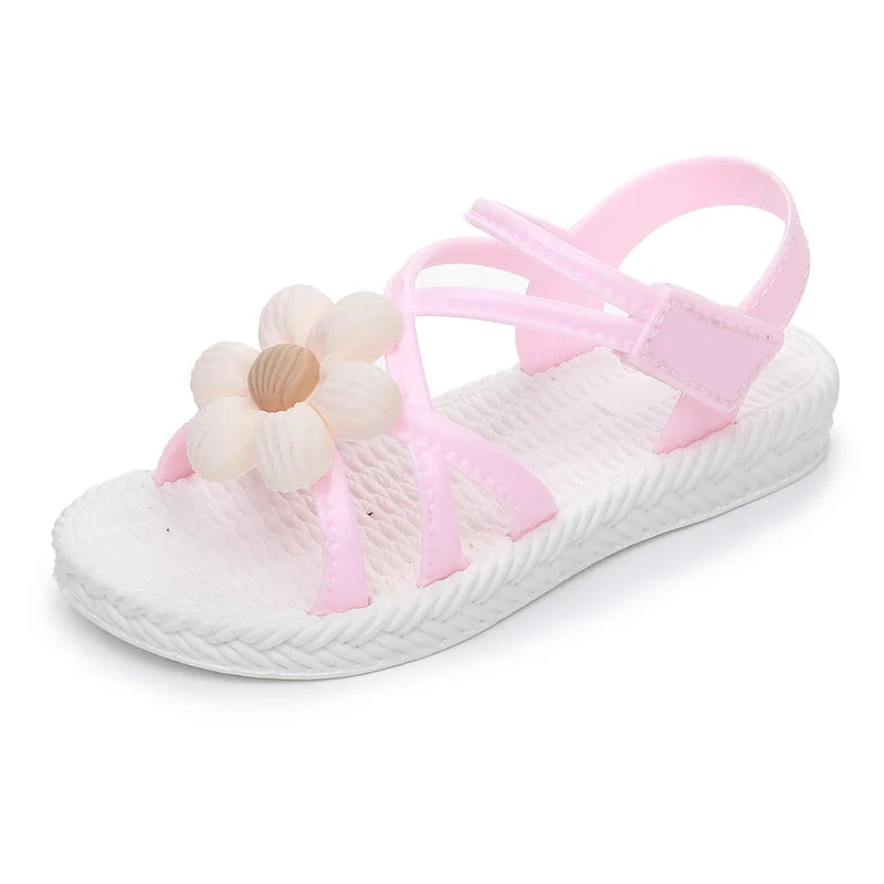 Girl's Sandals sweet Flowers anti slip