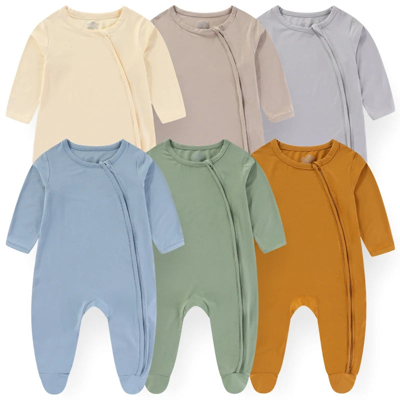 2Pc Unisex New Born Jumpsuits Cotton