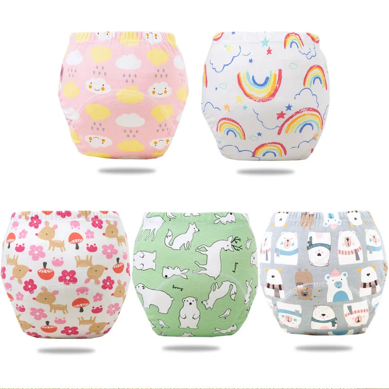 5Pcs Baby reusable Diaper