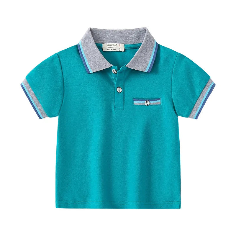 Summer Children Polo Shirts Cotton