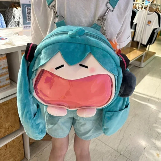 Cute Anime Girl Plush backpack