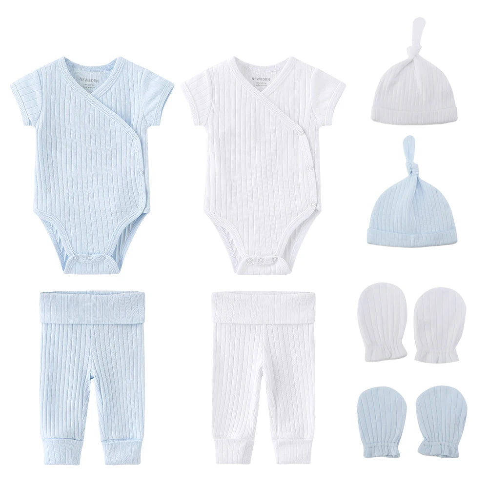 8 Pieces Unisex New Born set