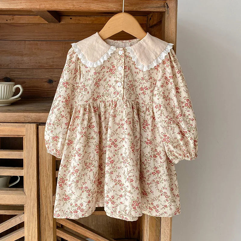 Floral Dresses Long Sleeves