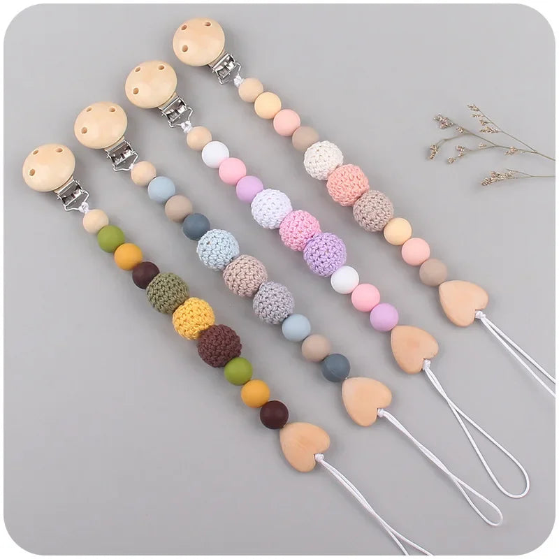 1-2pcs Baby Pacifier Clips