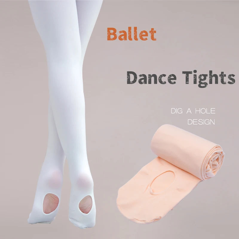 Girls Ballet High Elasticity Stockings