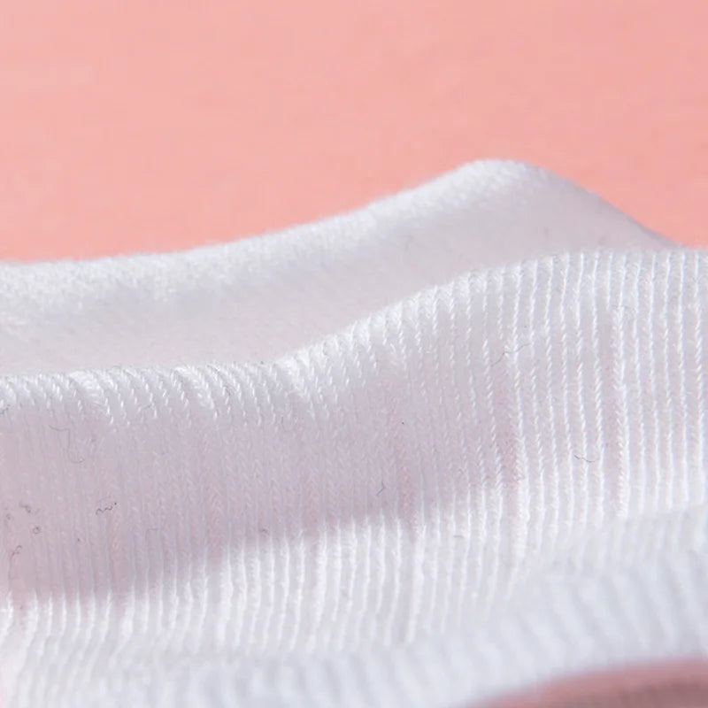 5Pair White Baby Socks