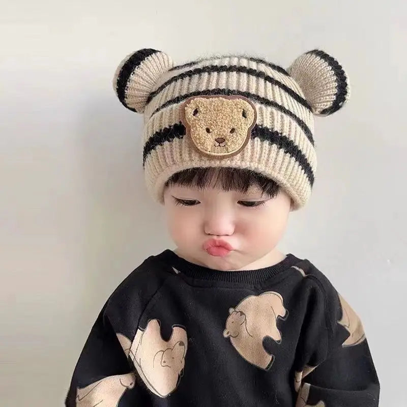 Cute Bear Baby Beanies