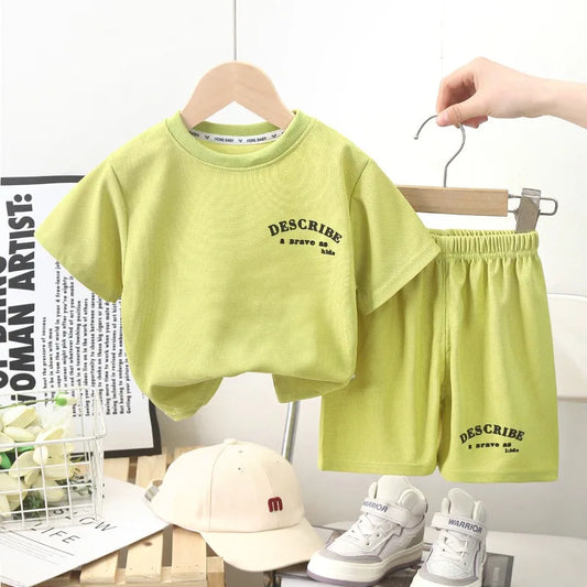 Boys Clothing Set Short-sleeve Shirts