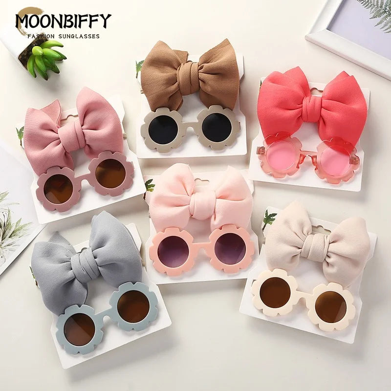 Baby Sunglasses with Hair Band Set