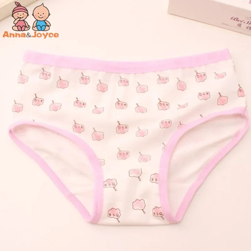 4pc Girl Underwear Cotton