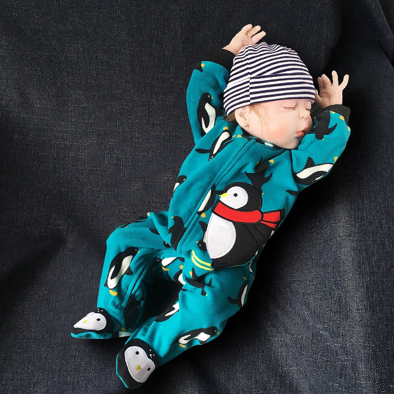 Newborn Baby Jumpsuit Fleece