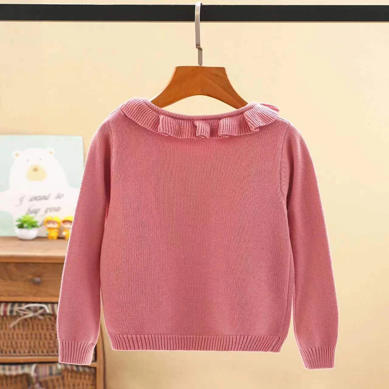 Girls Lovely Pink Rabbit Sweatshirt