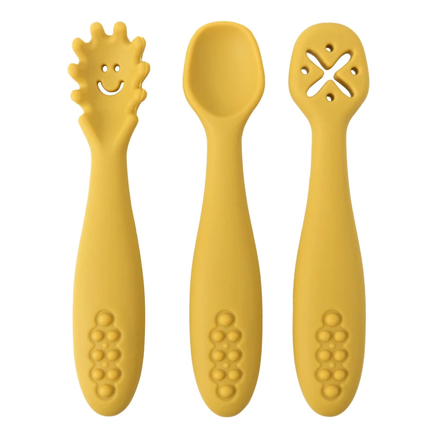 3pcs Baby Silicone Set