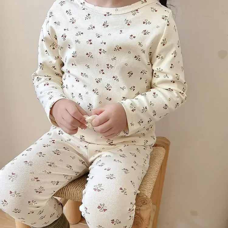 Pyjama Cotton Two Piece Soft Loose Print