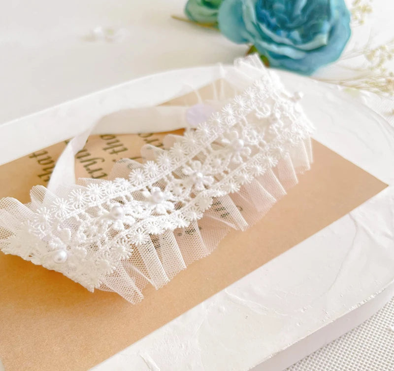 Lace Florwers Bowknot Headbands