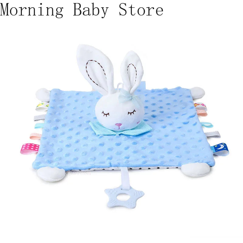 Baby Doll Plush Animal Pacifier Towel