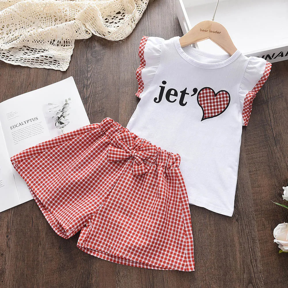 Cotton Girls Sets Two Piece Outfits