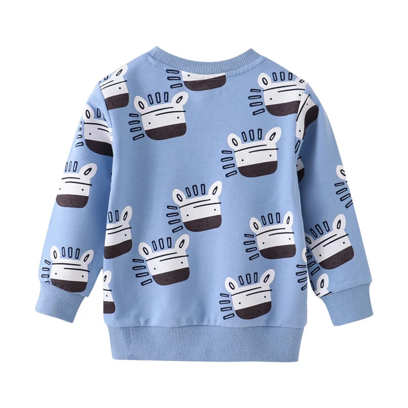 Animals Print Boys Girls Sweatshirts