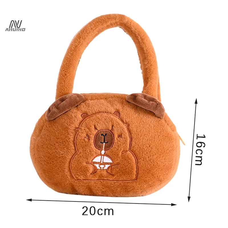 Capybara Plush Handbag Cute