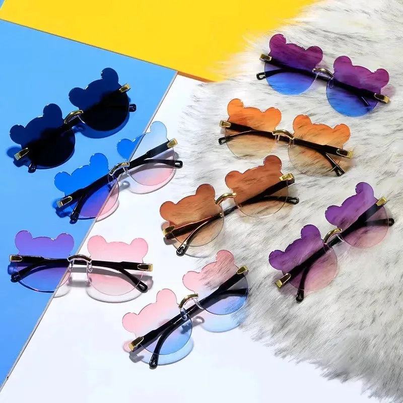 Kids Sun Bear Shape Glasses