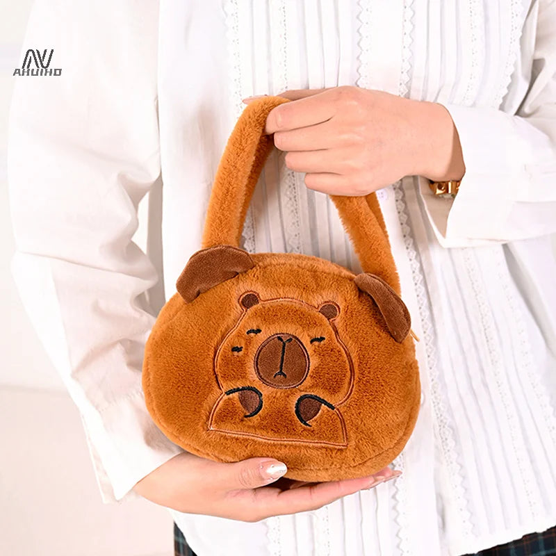 Capybara Plush Handbag Cute