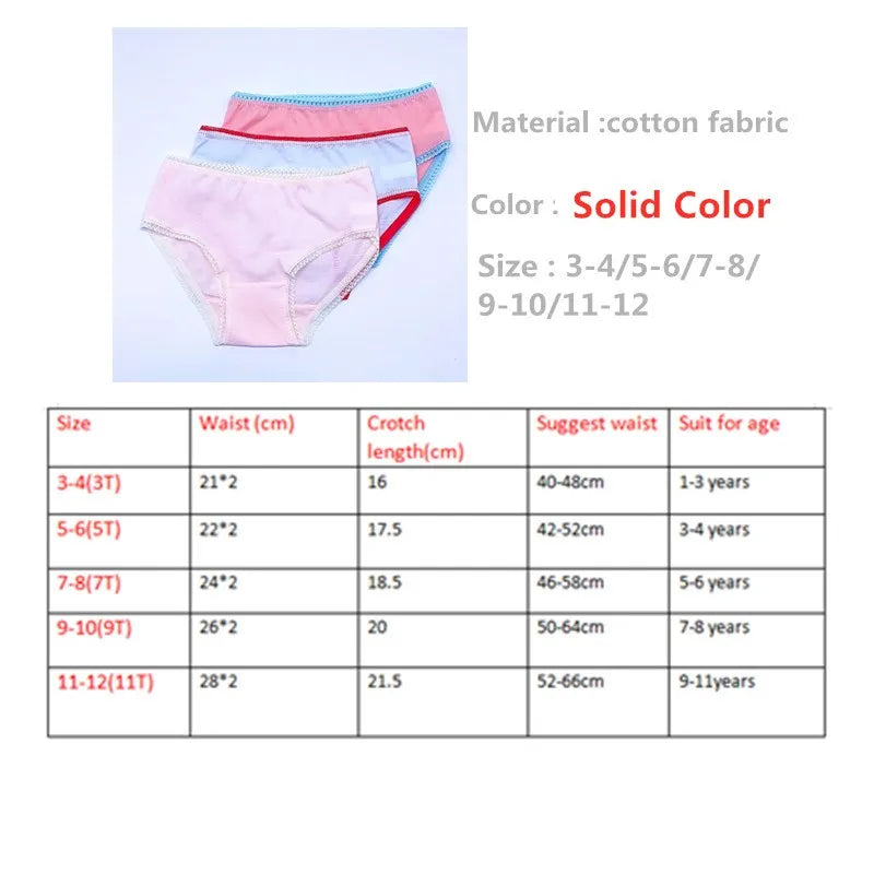 6pc solid colour Underwear’s