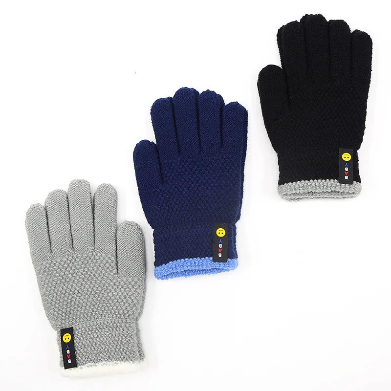 Kids Thick Knitted Glove